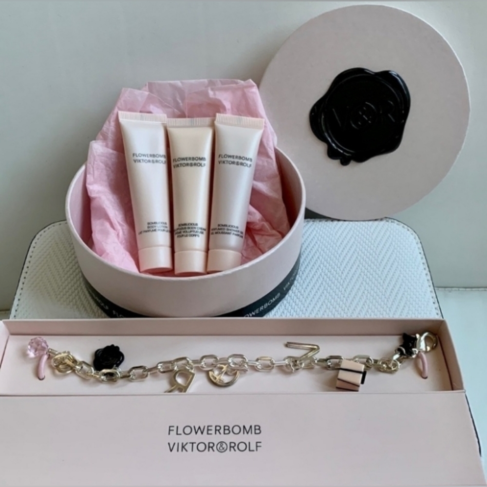 RARE & COLLECTIBLE VIKTOR & ROLF FLOWERBOMB LUXURY GIFT SET